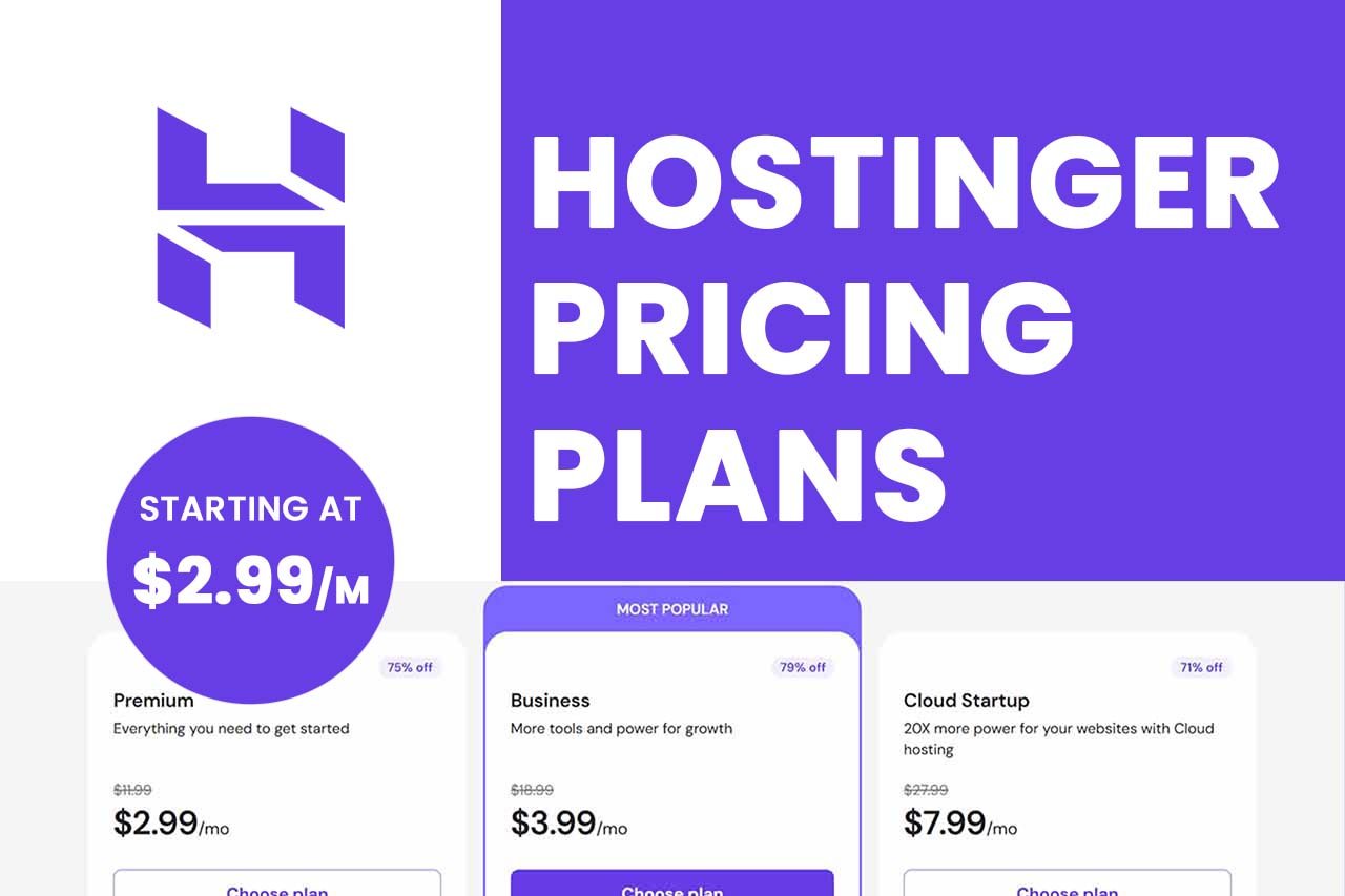 Hostinger pricing plans