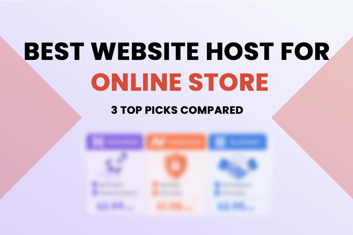 Best website host for online store comparison table